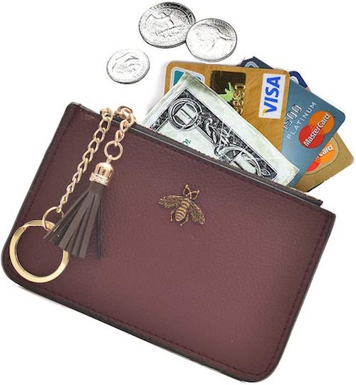 AnnabelZ Coin Purse Change Keychain Wallet