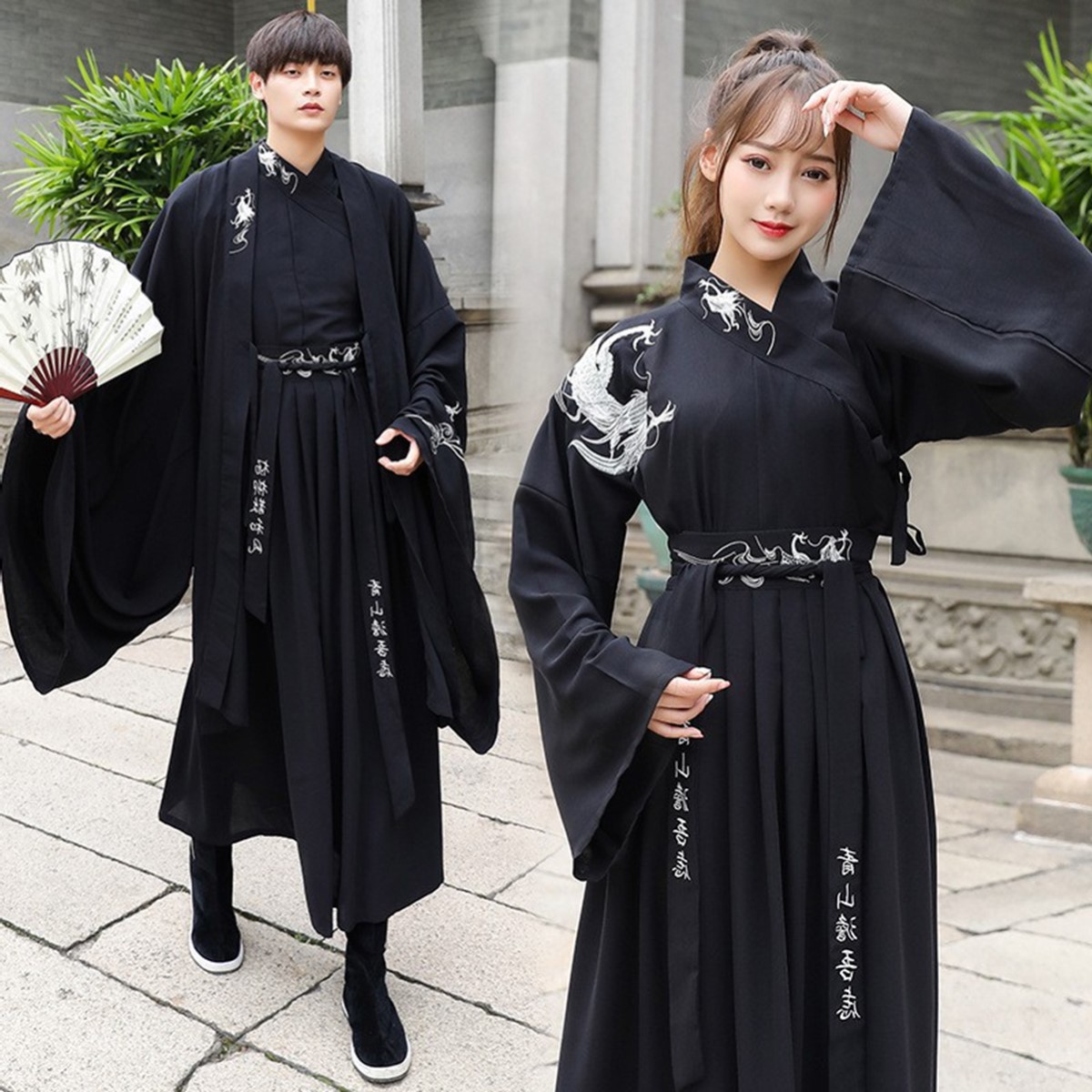 2021 Best Chinese Traditional Clothing | Black Hanfu Dress For Women ...