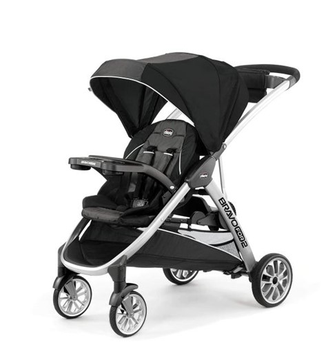 ChiccoBravo for 2 Standing Sitting Double stroller