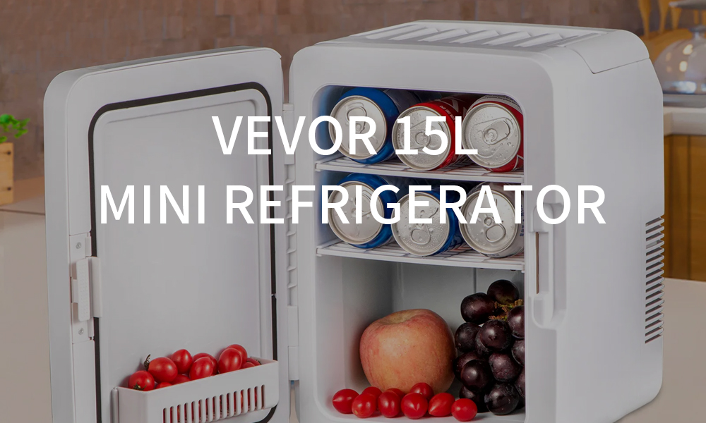 VEVOR 15L Cute Mini Fridge with Freezer (1)