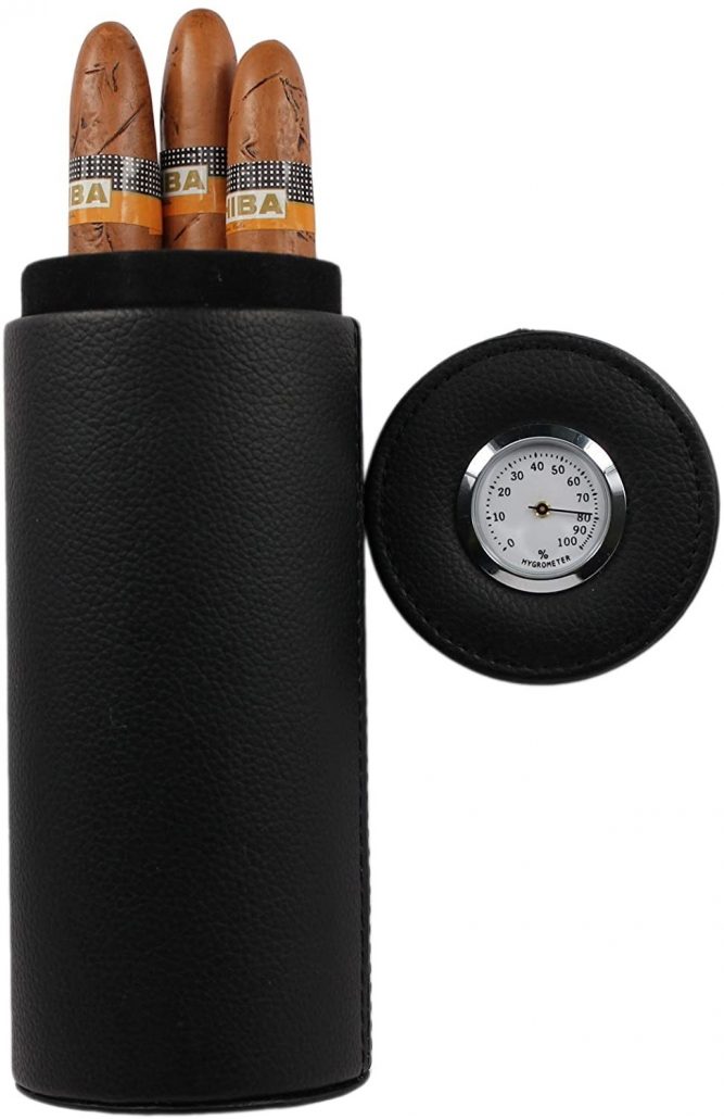Amancy Portable Leather Travel Humidor