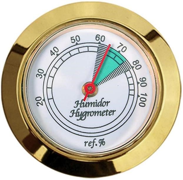 Prestige Import Group Medium Round Analog Humidor Hygrometer