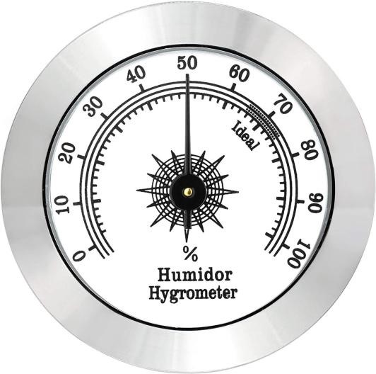 Cigar Hygrometer Mini Indoor Analog Hygrometer
