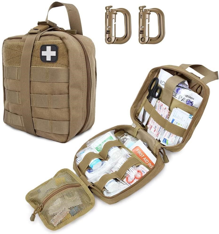 LIVANS Tactical Rip-away Military First Aid Pouch (Molle EMT Pouches)