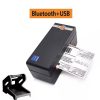 black bluetooth usb with paper holder