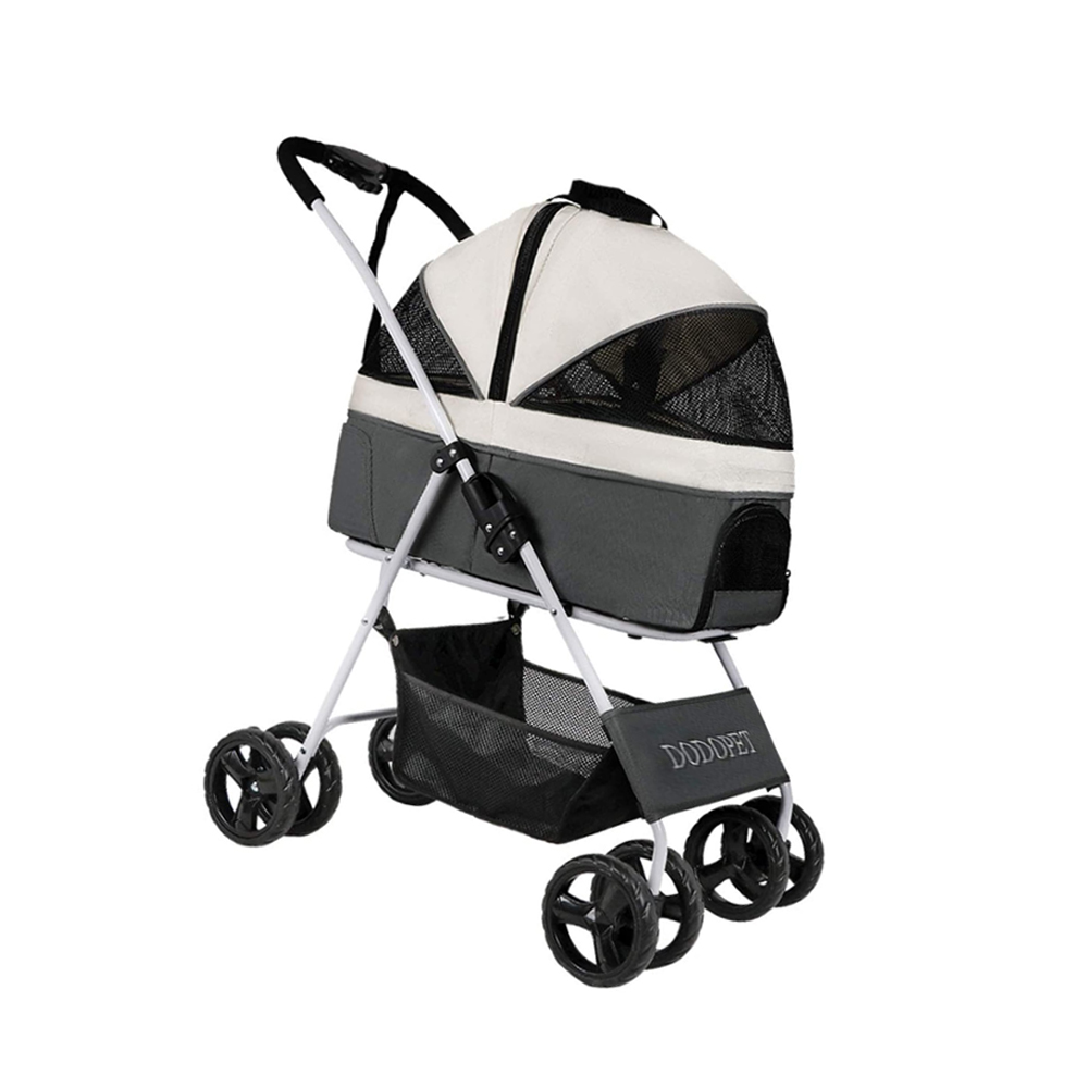 Best New Pet Cat Stroller for Sale Dog Stroller with Detachable Trolley