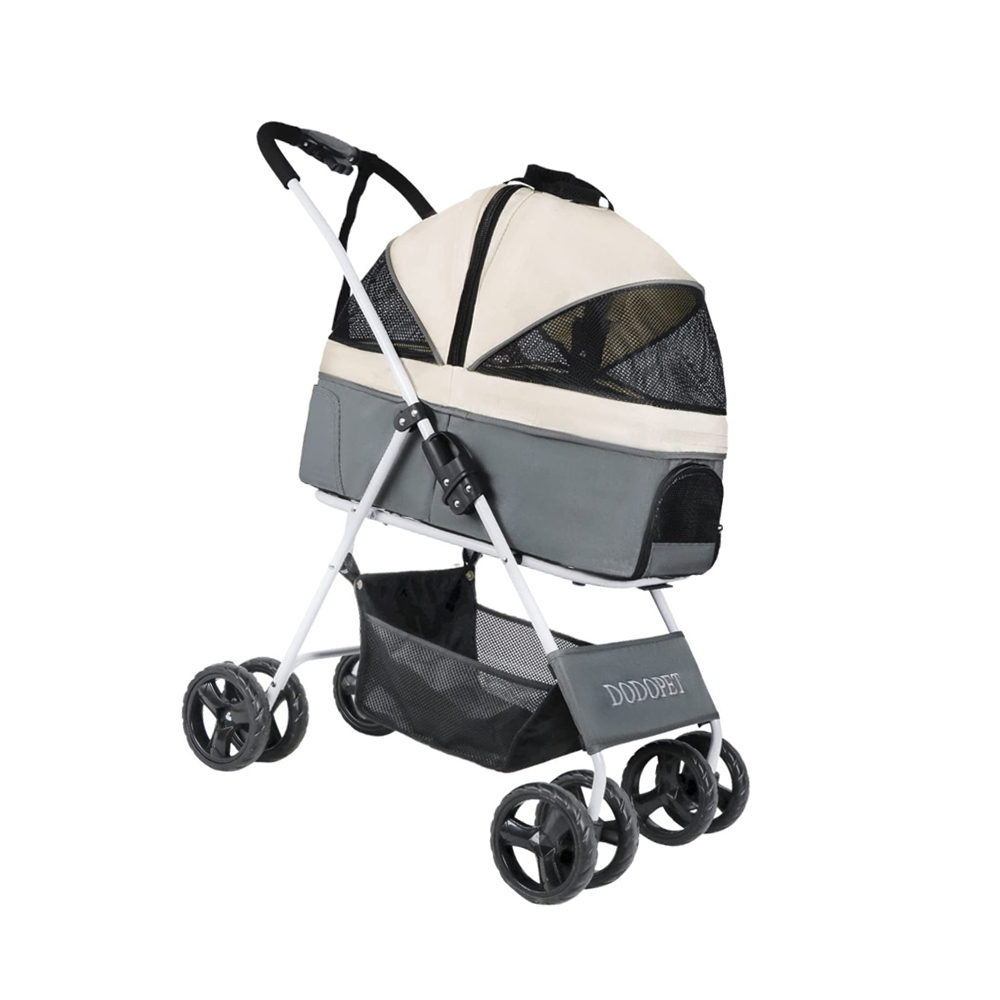 Best New Pet Cat Stroller for Sale Dog Stroller with Detachable Trolley
