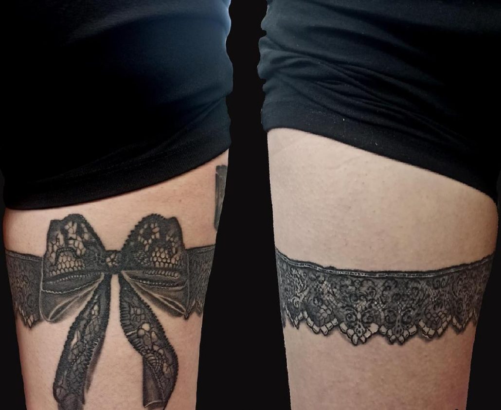 garter tattoo design