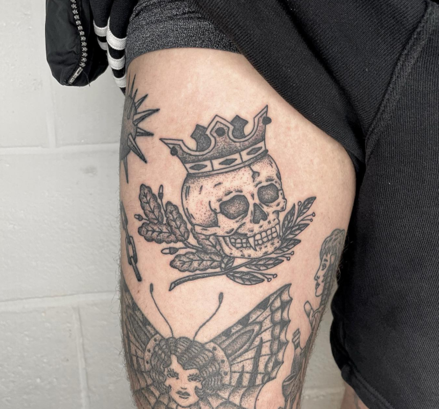 prison style tattoo