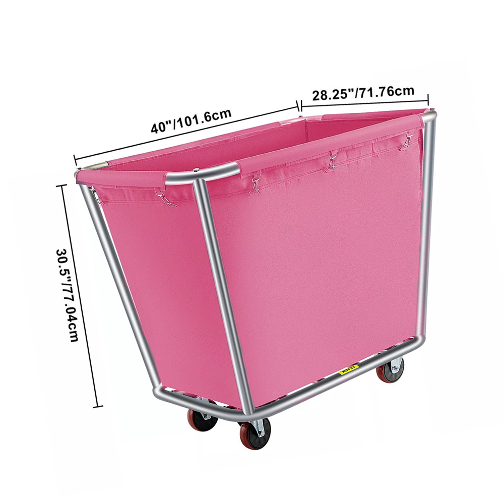Best VEVOR Laundry Cart for Sale Removable Canvas Basket Rolling