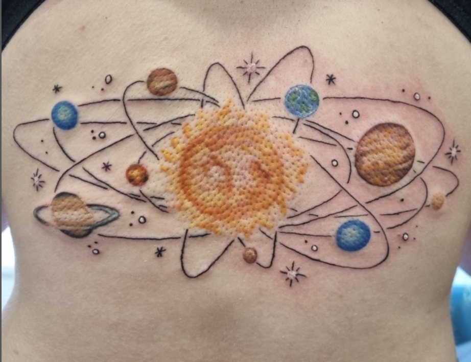 Amazing planet tattoos