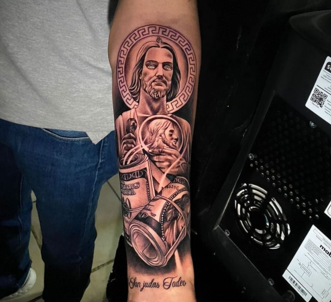 popular san judas tadeo tattoo