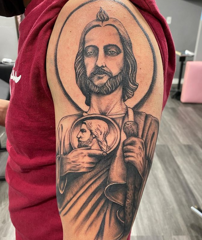 popular san judas tadeo tattoo