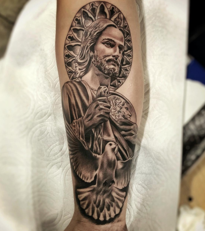 popular san judas tadeo tattoo