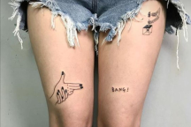 creative funny tattoo idea