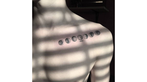 Solar System Tattoos on Chest