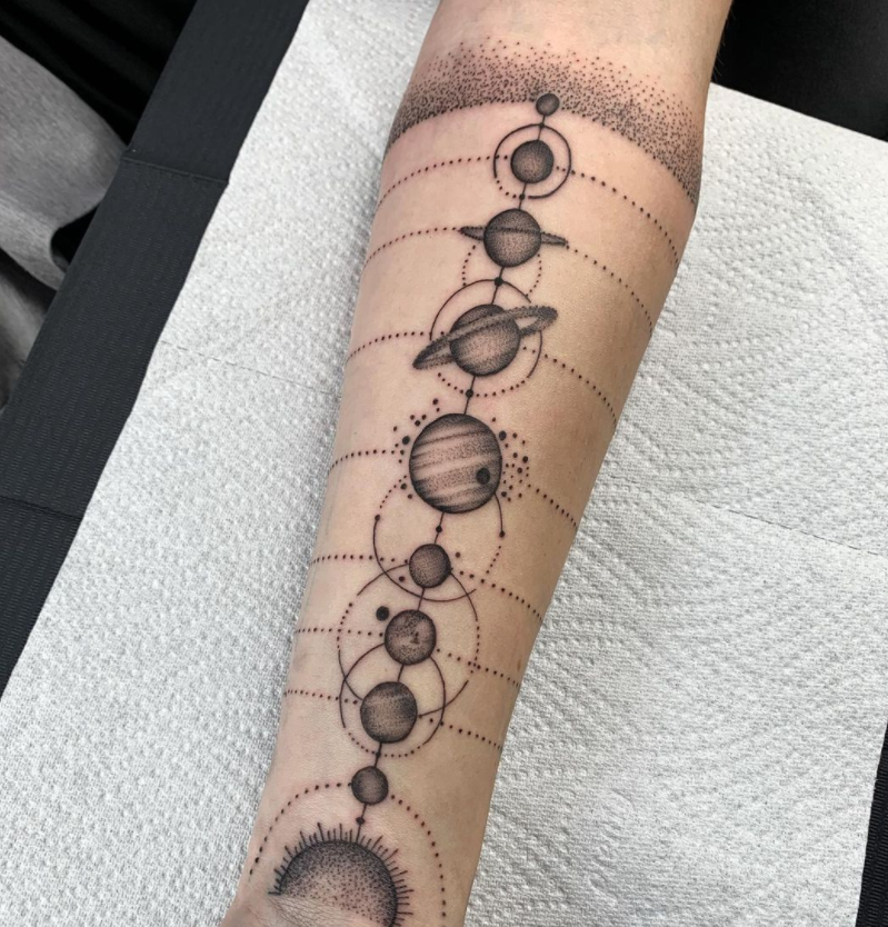 Amazing planet tattoos