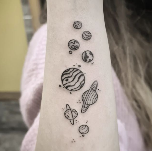 Amazing planet tattoos