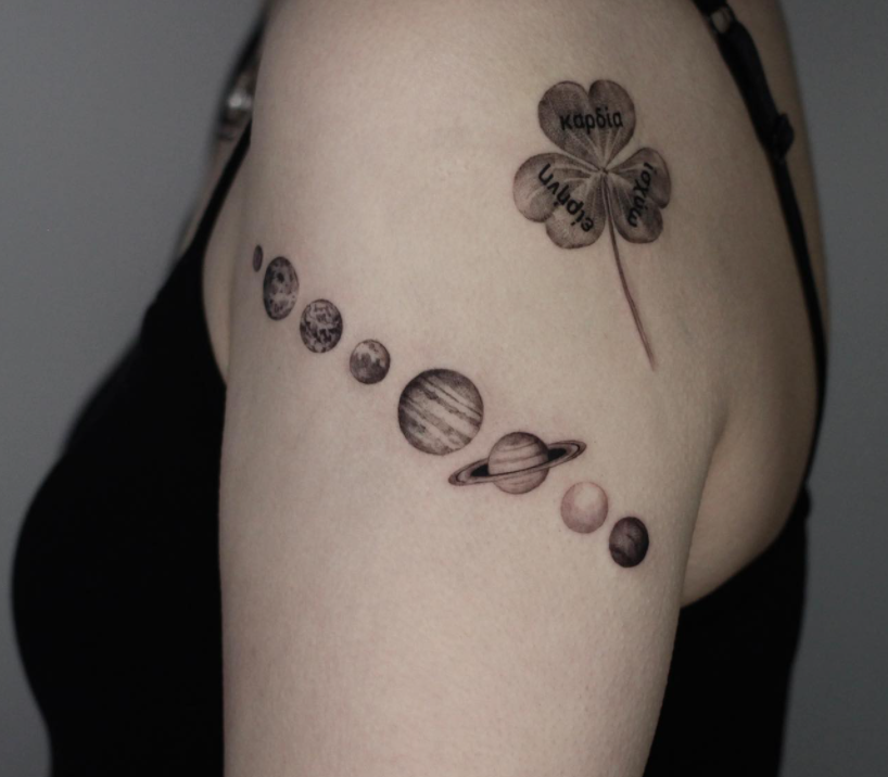 Amazing planet tattoos