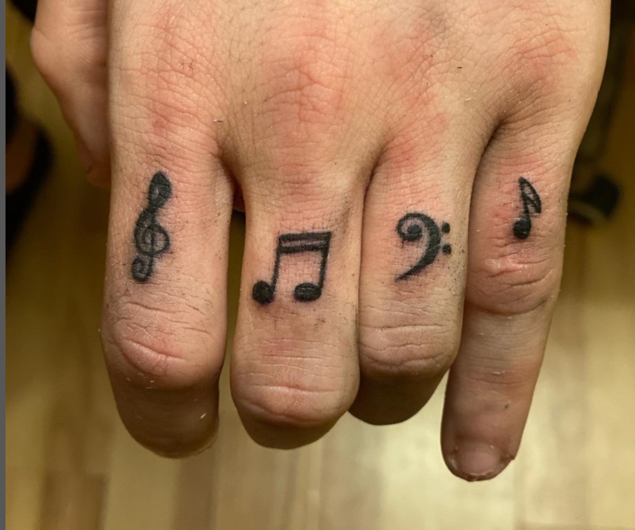 Top 50+ Best Cool Music Notes Tattoo Ideas | Explore Music World [Complete Guide 2022]