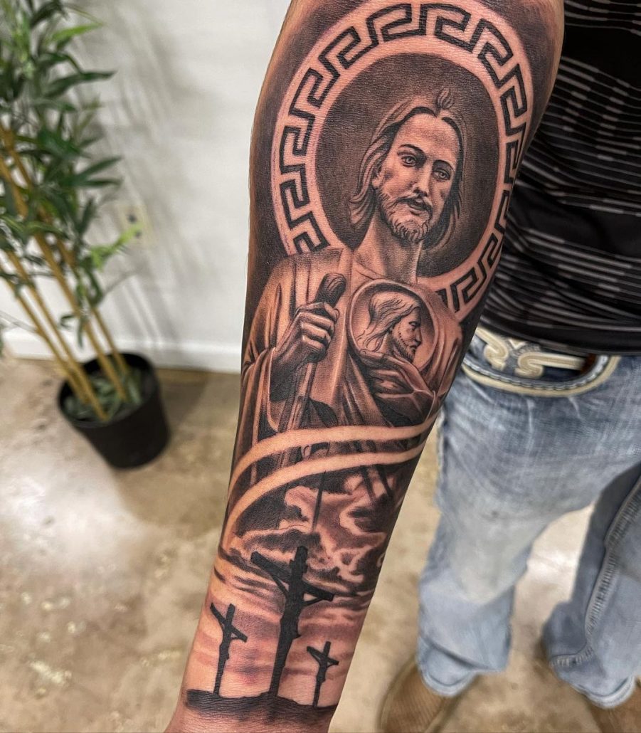 popular san judas tadeo tattoo