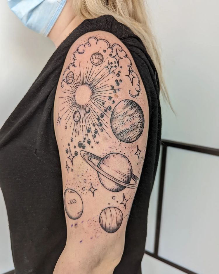 Amazing planet tattoos