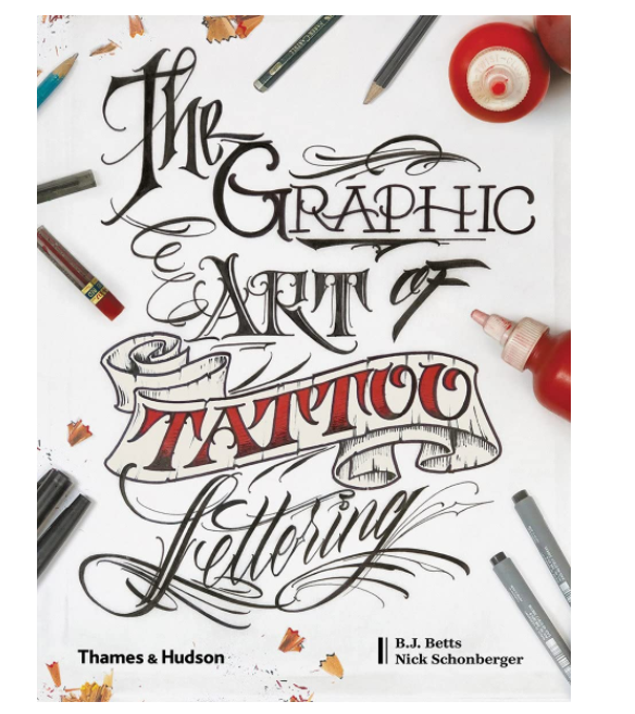 Tattoo Book on Modern Style: Graphic Art of Tattoo Lettering: A Visual Guide to Contemporary Styles & Designs