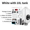 White with 10L tank