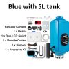 Blue with 5L tank