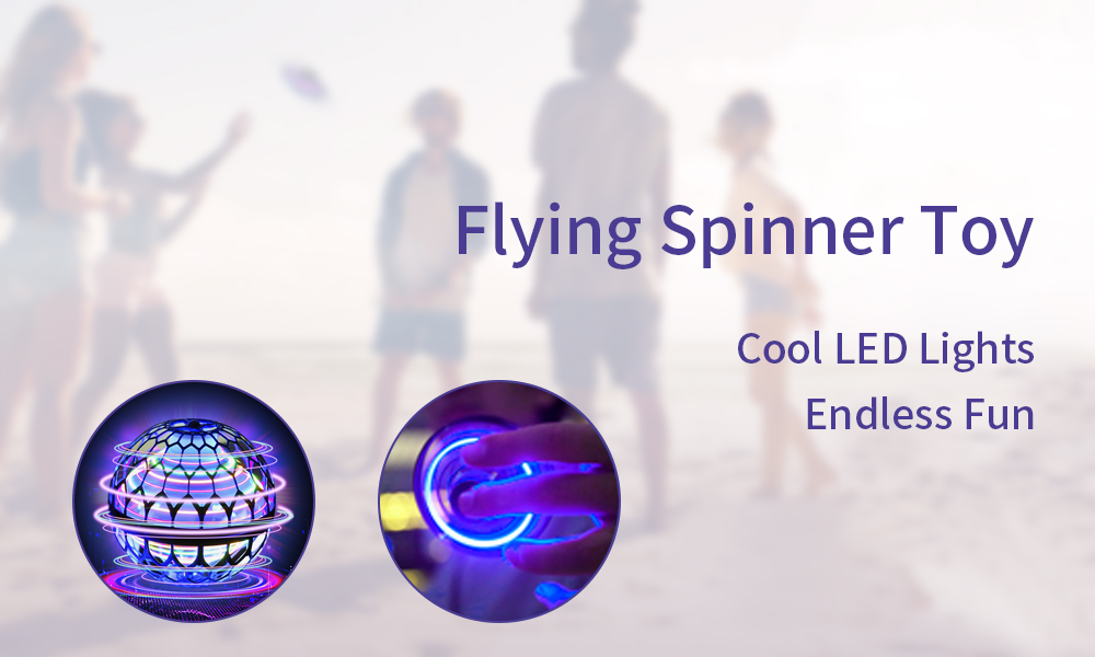 flying spinner mini drone