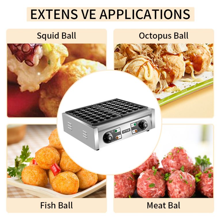 Best VEVOR Electric Takoyaki Maker for Sale Commercial Takoyaki