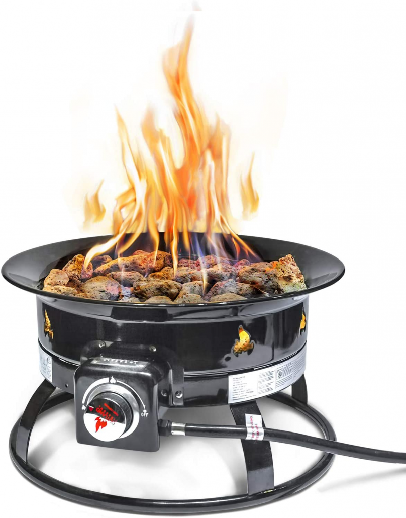 Outland Living Fire Bowl 893 Deluxe Outdoor Portable Propane Fire Pit