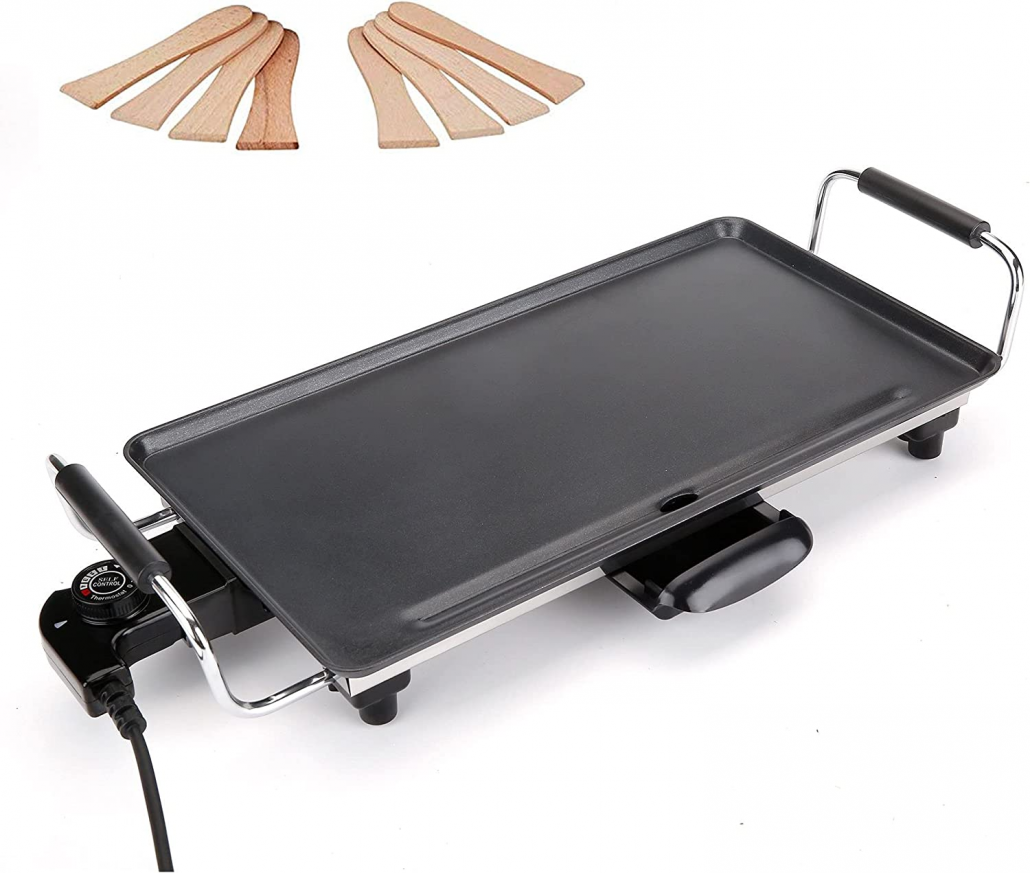 Jean-Patrique Electric Teppanyaki Grill for Tabletop BBQ