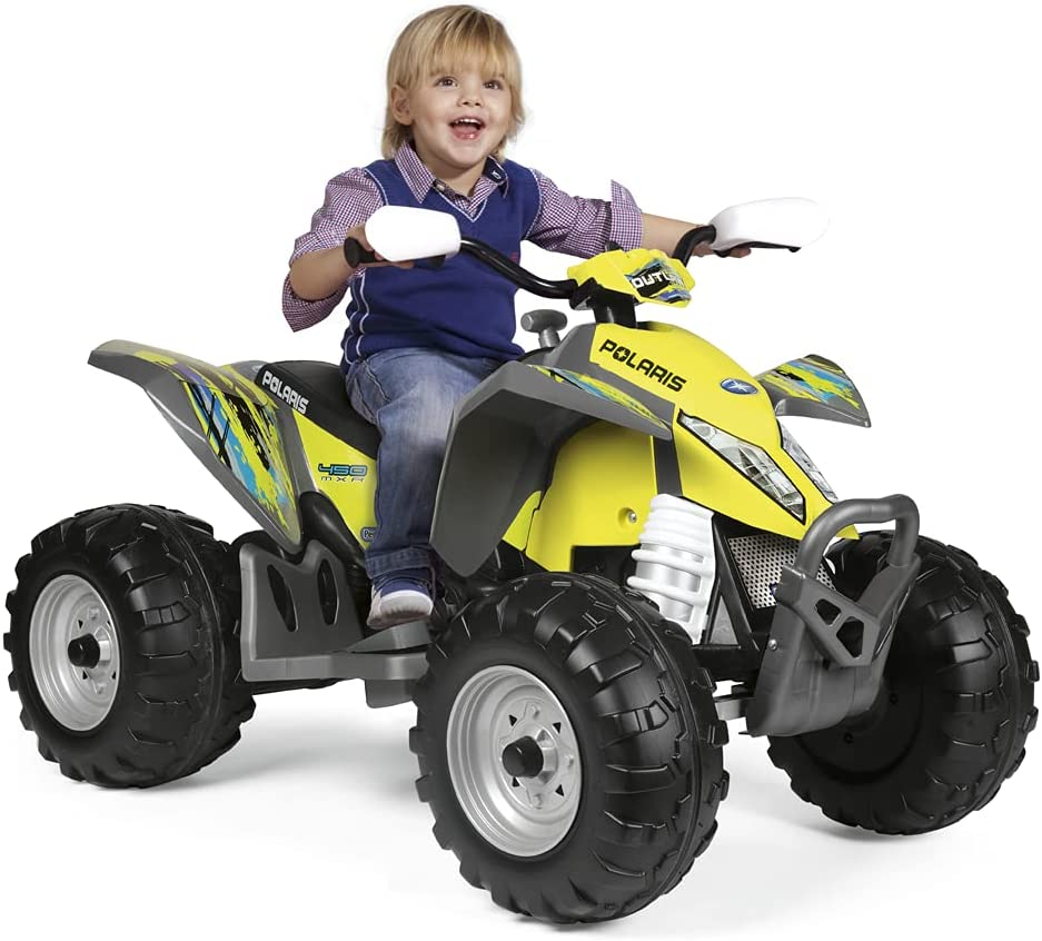 Peg Perego 12V Electric 4 Wheeler for Kids with Multicolor Options