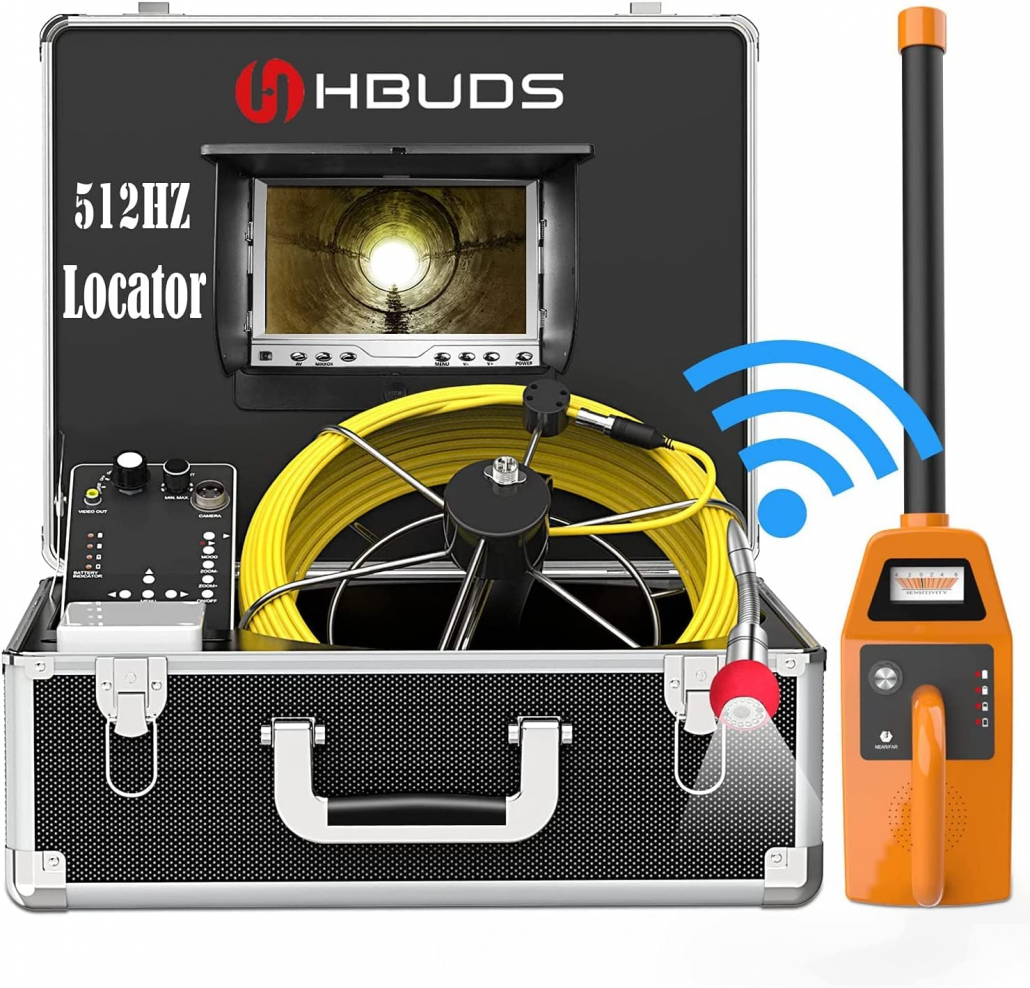 HBUDS IP68 Waterproof Sewer Line Camera