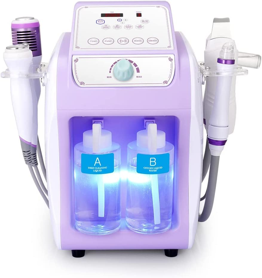 RUTAWZ 6 in 1 Professional Hydrogen Oxygen Facial Machine for Home Use