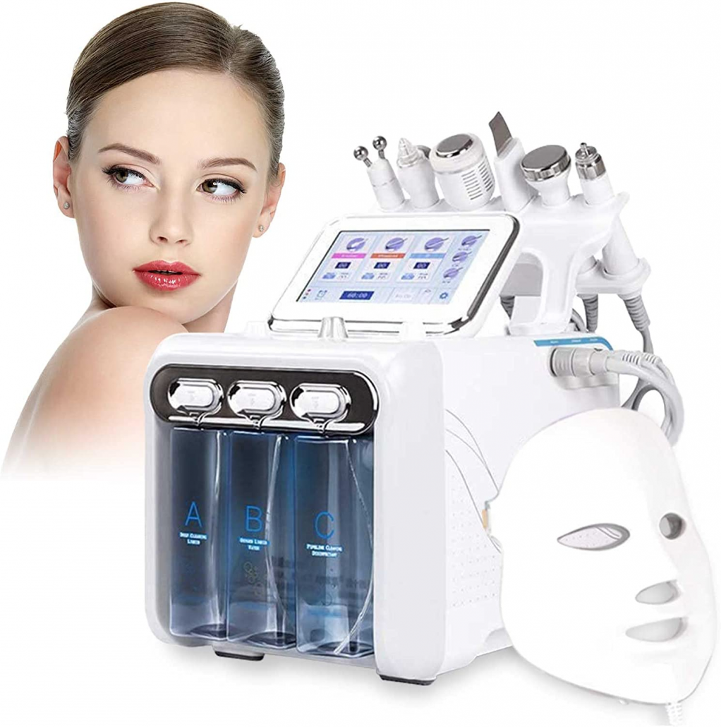 HYSZL 7 in 1 Professional Hydrogen Oxygen Machine for Home Spa (Facial Cleanser Machine)