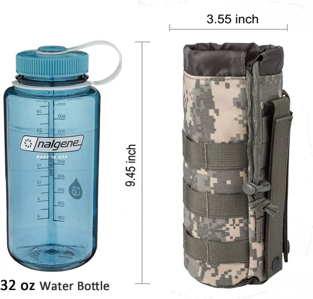 MILITARY UNIFORMS Sports Tactical Molle Water Bottle Holder