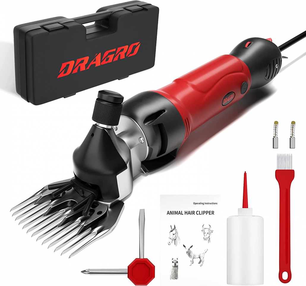 Dragro 2022 Upgraded Professional Electric Sheep Shears and Clippers 500W