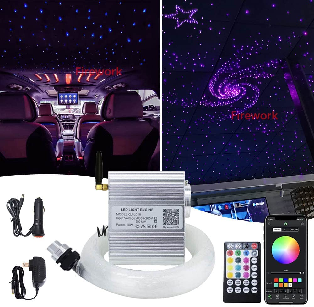 FIREWORK Bluetooth 10W Starlight Twinkle Kit for Car Home Ceiling Decoration