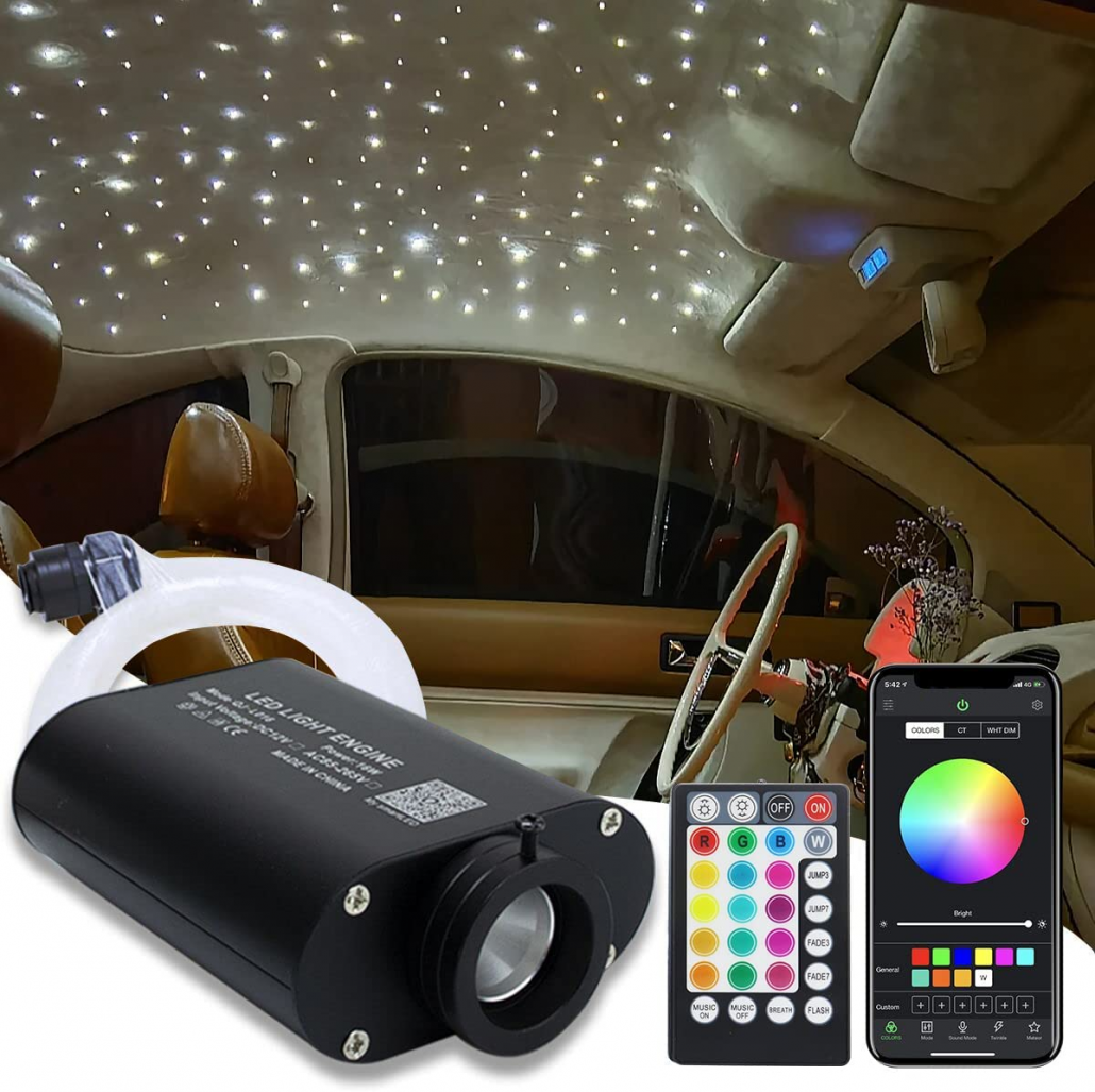AKMI 16W Fiber Optics Starlight Car Roof Kit