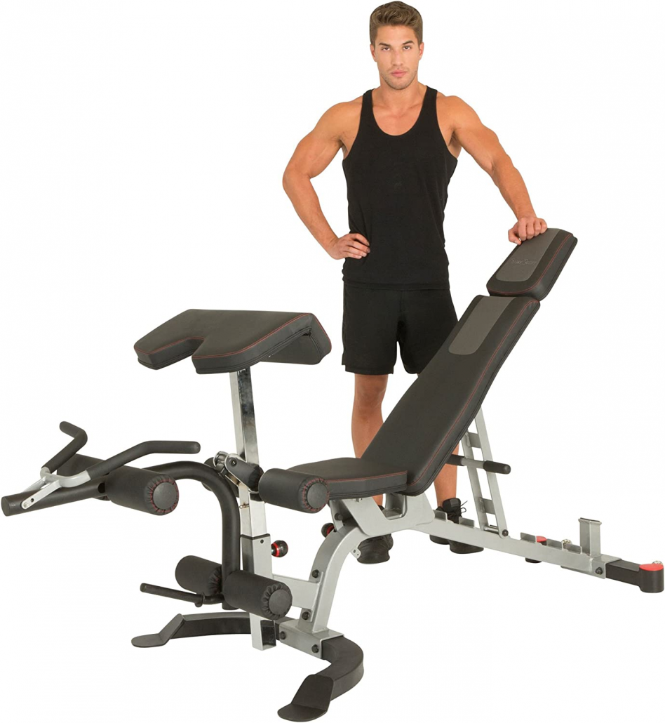 Fitness Reality X-Class 1500 lb Light Commercial Utility Weight Bench with Leg Extension