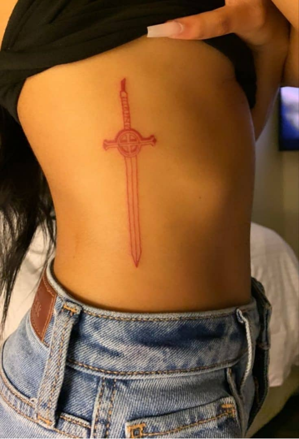 Adventure Time Sword Tattoo