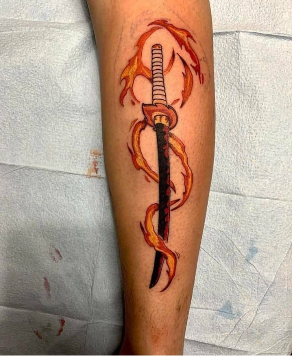 Demon Slayer Sword Tattoo