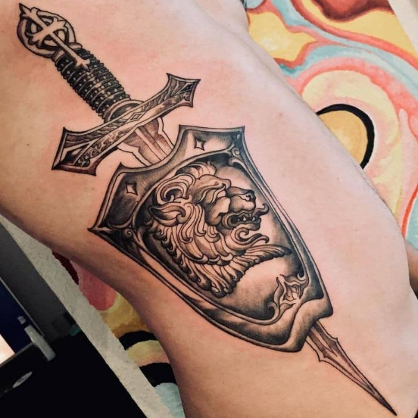 50 Sharp Sword Tattoo Designs  Symbolism Of Warriors - Worldwide Tattoo &  Piercing Blog