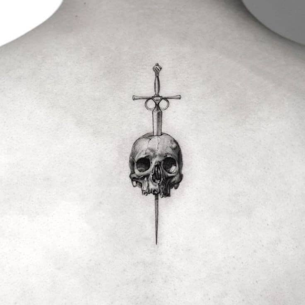 Sword And Skull Tattoos