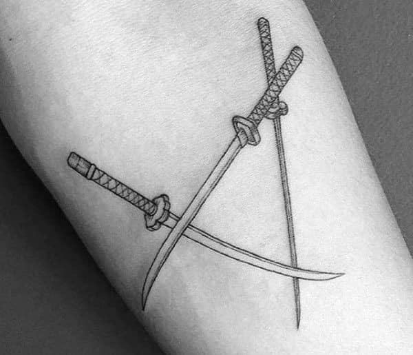 Three Of Swords Tattoo