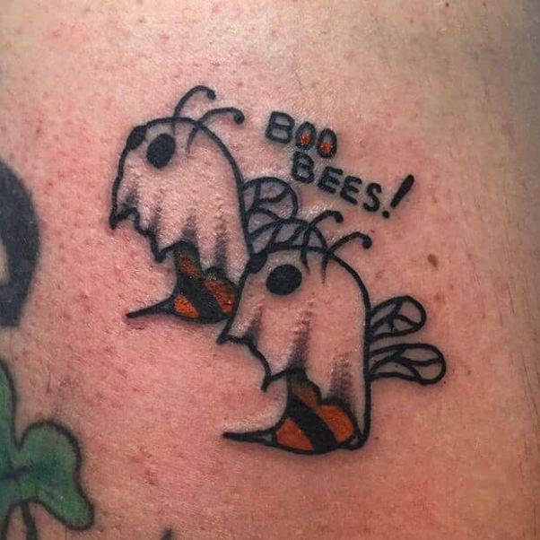Boo Bees Tattoo
