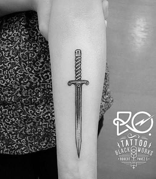 Plain Sword Tattoos